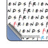 Warner Bros FRIENDS Pattern Galaxy Z Fold5 5G Skin